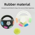 thumbnail image 6 of Animal Dog Soccer Ball Durable TPR,Comes with Handles, Makes A Squeaking Sound, Interactive and Fun Gameplay, Waterproof, Suitable for Outdoor Use with Dogs., 6 of 7