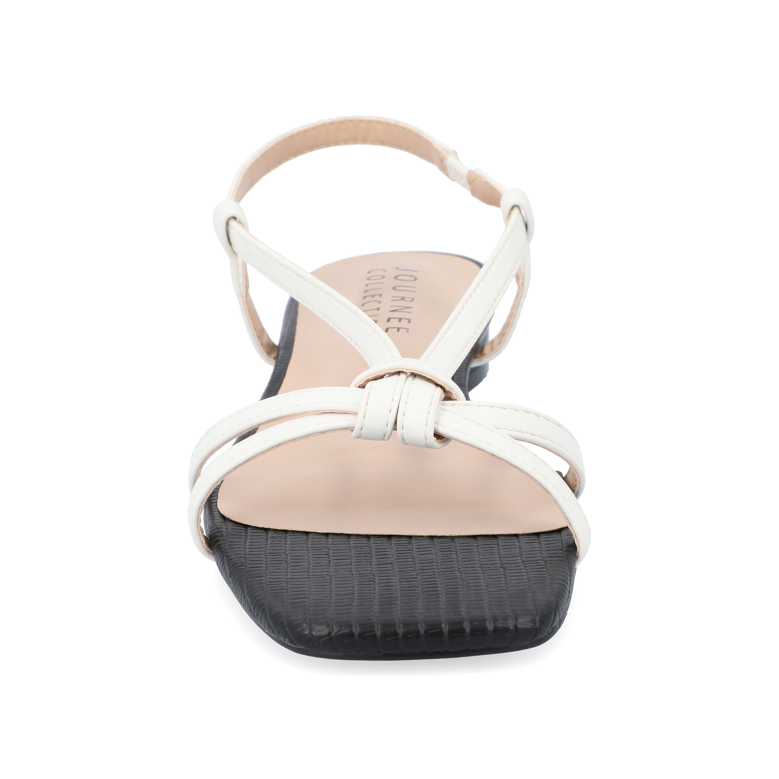 Journee Womens Bridget Sling Back Flat Sandals