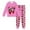 Hot Pink, variant on 67 shirt G'irls Printed Pajama Long Sleeve Top With Pants Cute Cartoon Sleepwear Soft Two Piece Outfit For T'oddlers And K'ids Comfortable Nightwear