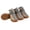 Brown, variant on GASTROPOD 4Pcs Dog Shoes Lightweight Breathable Dog Boots Non-Slip TPR Sole Outdoor Activities Dog Rain Boots 4.8x4.3cm,Brown
