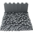 thumbnail image 1 of Bloques de construcción Feleph, 360 piezas, ladrillos perfilados de mampostería, 1 x 2, 1 of 5