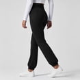 thumbnail image 5 of BRELIL Women's High Waisted Jogger Pants with Pockets Solid Casual Active Long Lounge Pants Athletic Workout Fall Winter Comfort Trousers, Black L, 5 of 7