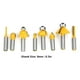 thumbnail image 4 of Kit de Brocas para enrutador de 15 piezas, kit de brocas para enrutador de carburo cementado con caja de almacenamiento, Herramientas de carpintería para, 4 of 7
