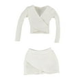 thumbnail image 4 of Figura básica a escala 1:6, ropa femenina hecha a mano, falda corta Blanco, 4 of 9