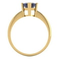 thumbnail image 4 of 2.5 ct Marquise Cut Simulated Blue Sapphire Solitaire 14K Yellow Gold Womens Engagement Ring, 4 of 5