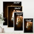 thumbnail image 4 of Designart 'Brown Horse With White Nose Portrait' Farmhouse Framed Canvas Wall Art Print, 4 of 5