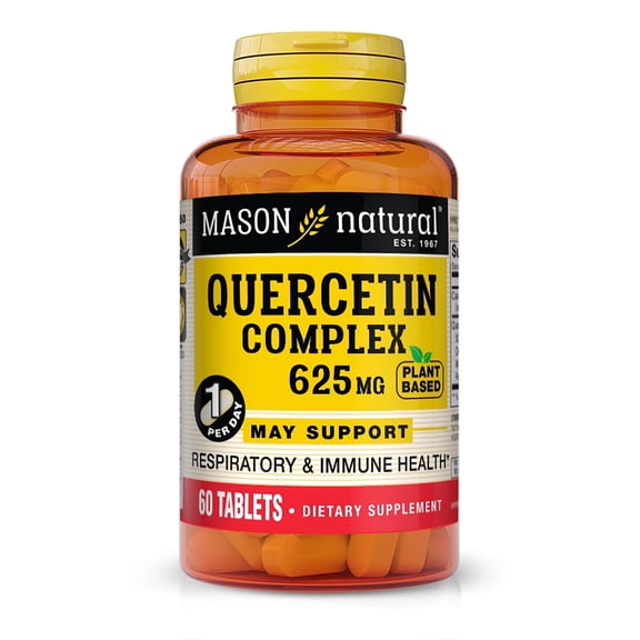 Mason Natural Plant-Based Quercetin Complex, Respiratory and Immune Support, 60 Tablets
