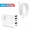 White, variant on 2Pack 20W USB C Wall Charger Block, 3-Port Fast Charging Type C Charger (2 USB-C + 1 USB-A), Compact Travel Phone Charger Compatible with Various Types of Mobile Phones (Purple & Pink)