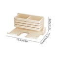 thumbnail image 3 of Blow Dryer Holder Wall Mounted, Punch-Free Bathroom Hair Tool Organizer Hair Dryer Holder, Stable Bathroom Wall Organizer and Holder for Comb Brush, 3 of 6
