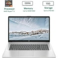 thumbnail image 3 of HP 17.3" FHD Laptop, AMD Ryzen 5 7430U,AMD Radeon Graphics, 16GB RAM, 512GB PCIe SSD, Webcam, Bluetooth, Wi-Fi, Windows 11 Pro, 3 of 8