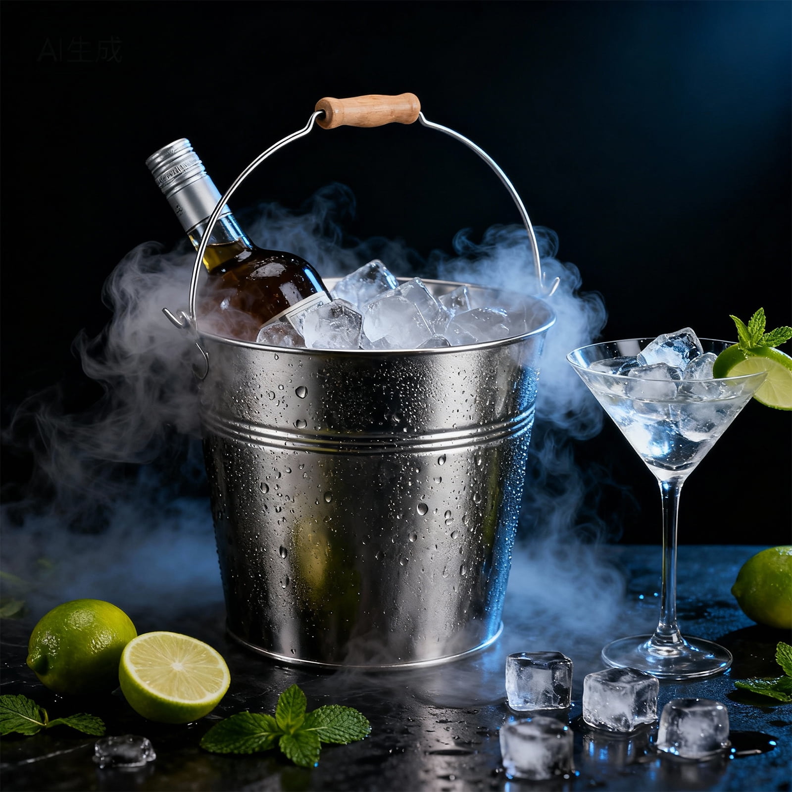 16 Pcs Large Metal Bucket Beer Bucket Galvanized Steel Pail with Handle for Plants, Succulents, Party Favors Organizing Home Parties Bar Cooling Supplies (9.84 x 8.66 x 7.87 Inch,Silver)