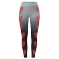 thumbnail image 5 of Tosmy Women's Leggings Valentine's Day Womens Autumn Winter Loose Top Print Shoulder Sleeves Pullover Sweatshirt Pants, 5 of 5