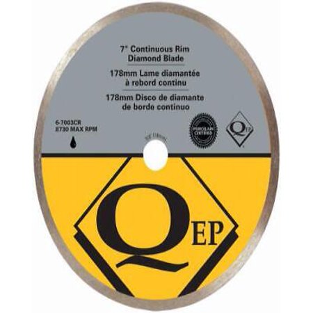 

QEP Gold 7 in. D X 5/8 in. Steel Continuous Rim Diamond Saw Blade 1 pc