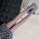 thumbnail image 5 of Medias de otoño e invierno para mujer de una sola capa de una pieza de nailon de alta densidad transparente con forro polar grueso y ligero con pierna real transparente falsa transparente, 5 of 6
