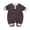 Coffee, variant on Long Sleeve Baby Footies With Accessories Cotton Infant Romper New born Clothes For Boys 0–18 Months,3-6 Months