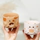 thumbnail image 3 of Juego de 4 tazas de cerámica Kawaii para café HappyWare gatos apilables gatito, 3 of 3