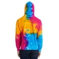 thumbnail image 2 of Adult Tie-Dyed Pullover Hooded Sweatshirt - MULTI RAINBOW - S, 2 of 3