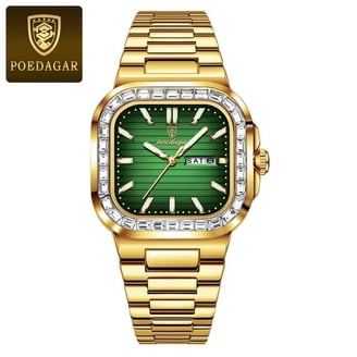 Unisex Stainless Steel Waterproof Quartz Watch with Diamond Accents Women main image 2