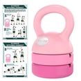 thumbnail image 2 of Kettlebell Ajustable - Ensemble de Poids Kettlebell (Rose - 12 Lb), 2 of 4