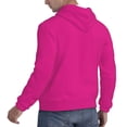 thumbnail image 6 of Rateoe Darkmagenta Pattern Mens Hoodie, Pullover Hooded Sweatshirt, Kangaroo Pocket Hoodie Ideal for Daily Wear, Travel and Home-Large, 6 of 7
