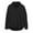 Black, variant on Womens Jacket Shacket Button down Shirts Lapel V Neck Long Sleeve Tops Fall Casual Loose Outwear