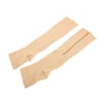 thumbnail image 3 of Bas de Compression en Nylon à Fermeture Éclair Favorisant la Circulation Sanguine, Bas de Compression à Bout Ouvert Couleur Peau G/TG, 3 of 14