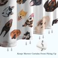 thumbnail image 6 of Cartoon Dog Shower Curtain 72"x72" ,Bathroom Decorative Shower Curtains Set with 12 Hooks,Modern Waterproof Washable Shower Curtain, 6 of 6