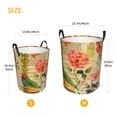 thumbnail image 4 of Uemuo Vintage Bird Pattern Circular Laundry Hamper Basket with handles,Collapsible laundry basket,Large capacity laundry hamper,Laundry Organizer-, 4 of 8