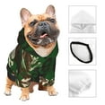 thumbnail image 2 of Bingfone Camouflage Skull Dog Clothes Hoodie, Pet Winter Coat,Puppy Sweatshirts for Small Dogs Boy Girl,Suitable for All Breeds-X-Large, 2 of 6