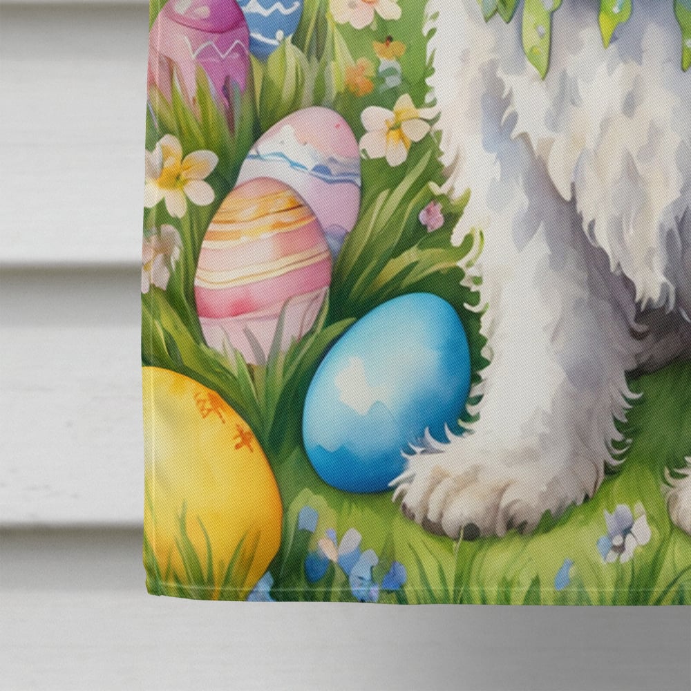 Komondor Easter Egg Hunt House Flag 28 in x 40 in