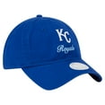 thumbnail image 3 of Women's-New Era  Royal Kansas City Royals Preppy Team 9TWENTY Adjustable Hat, 3 of 6