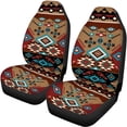 thumbnail image 5 of Pzuqiu Southwest Geometric Front and Rear Seat Cover Set 3 Pack Car Seat Covers Lightweight Air Breath in Summer Suitable for Cars Truck, 5 of 10