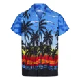 thumbnail image 2 of Camisa Hawaiana Hombre Manga Corta Estampado Button, 2 of 5