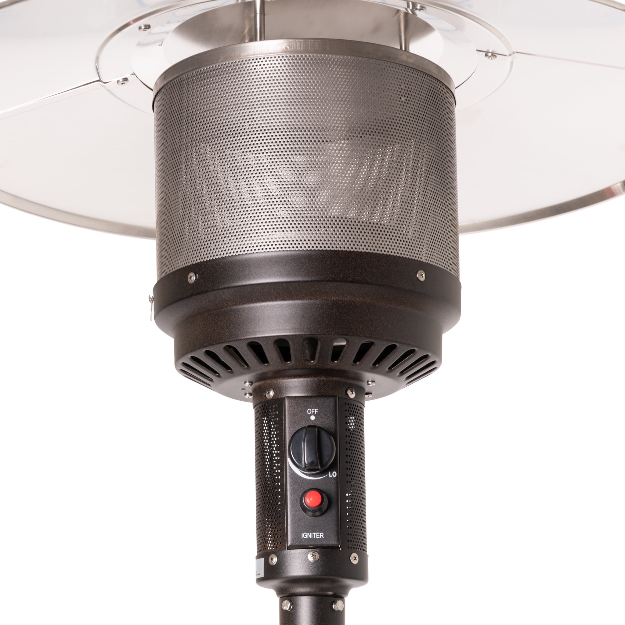 WTL Espresso Finish Commercial Patio Heater Black