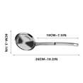 thumbnail image 1 of TIMIFIS Colander Spoon Stainless Steel Oil Colander Spoon Multi-functional Filter Spoon Stainless Steel Fine Mesh Oil Skimmer Strainer Net kitchen gadgets Kitchen Gadgets, 1 of 1