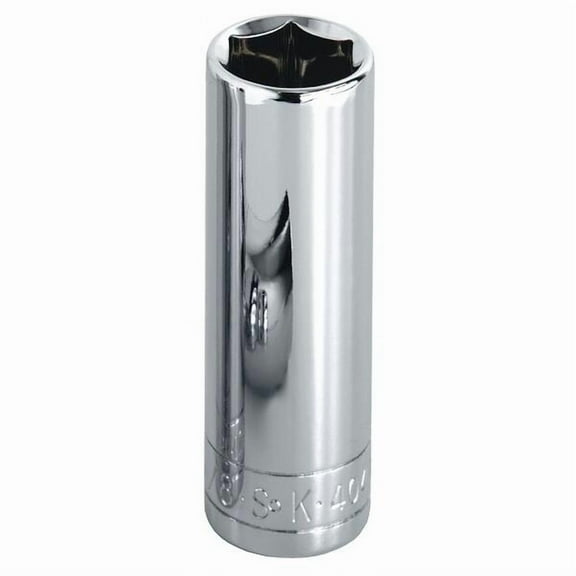 Sk Professional Tools Socket, Steel, Chrome, 1 in 40432