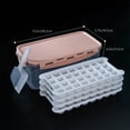 thumbnail image 3 of Clearance! Ice Cube Tray, Stackable Ice Trays for Freezer with Lid and Bin, Easy Release 128 Nuggets Ice for Chilling Cocktails Whiskey Tea Coffee Cool Drinks, 3 of 9