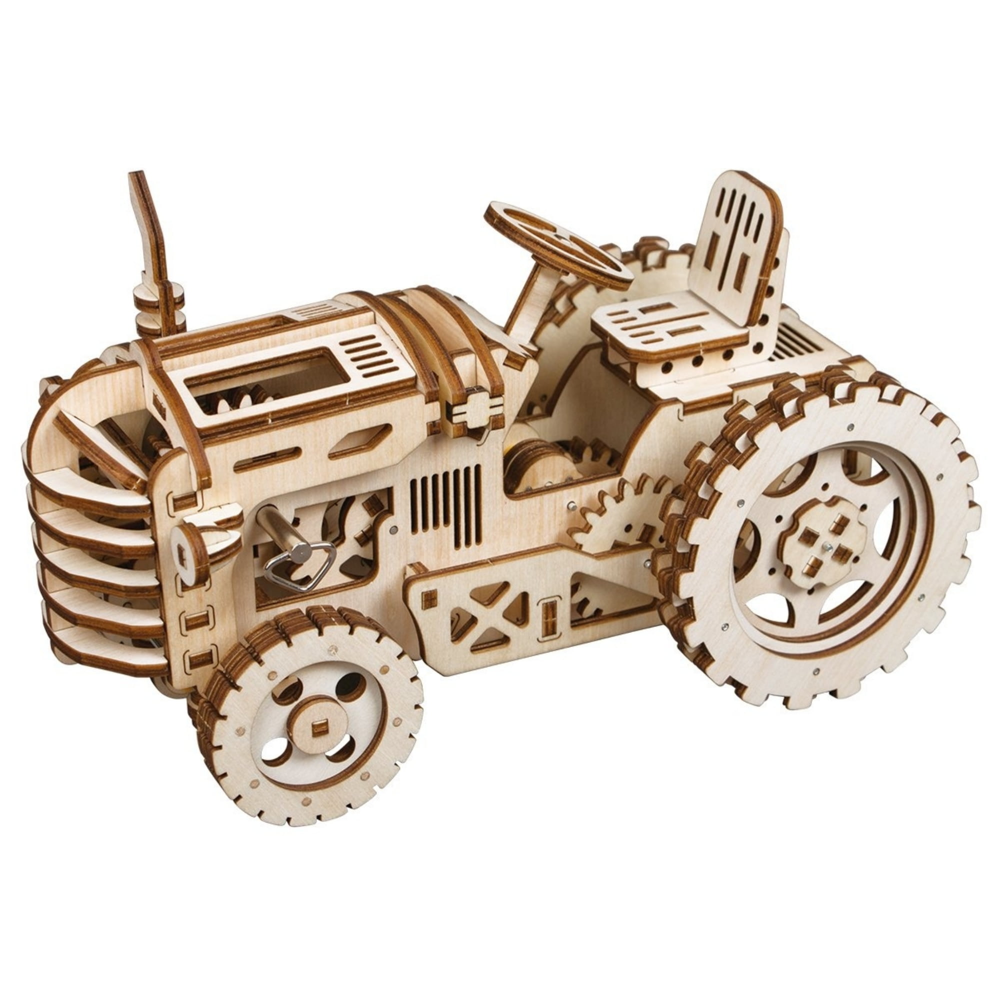 3D DIY Wooden Puzzle Laser Cut Mechanically Driven Model Handmade Crafts Kid Toy 