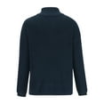 thumbnail image 4 of Lovskoo Half Zip Up Sweaters for Women Trendy Color Long Sleeve Pullove Shirt Sweater Tops Navy, 4 of 5