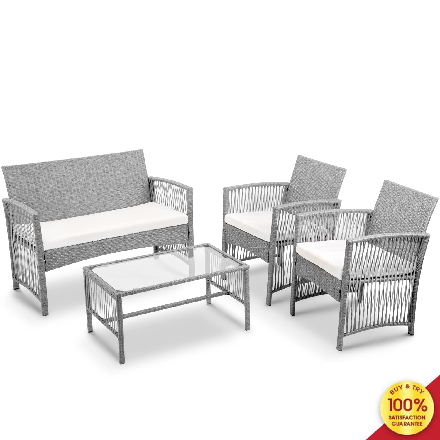 Wicker Patio Sets On Clearance 4 Piece Outdoor Conversation Set Wicker Patio Sets On Clearance 4 Piece
