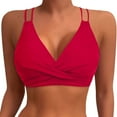 thumbnail image 1 of Women's Sexy Fringed Dance Costume - Flash Cloth Bikini Bra Set with Suspender, Polyester Performance Wear, 1 of 6