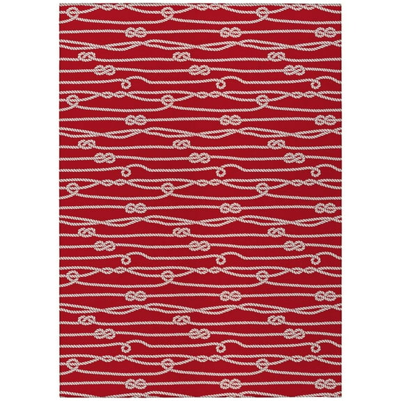 Addison Rugs Indoor/Outdoor Harpswell AHP37 Ruby Washable 10' x 14' Rug