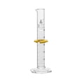 thumbnail image 2 of Measuring Cylinder, 25ml - ASTM, Class B Tolerance ±0.34ml - Protective Collar, Hexagonal Base - White Graduations - Borosilicate 3.3 Glass - Eisco Labs, 2 of 6