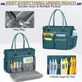 thumbnail image 3 of Bolsa de mano RAINSMORE Teacher para mujer con portátil de 15.6 pulgadas Tea, 3 of 7