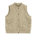 thumbnail image 4 of Xuyuer Women's Spring Fashion Sleeveless Button Down Tops, Lightweight Blouse for Layering, Business Casual Office Wear and Seasonal Wardrobe Transition, 4 of 7