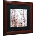 thumbnail image 2 of Trademark Fine Art "Winter Trees" Canvas Art by Lisa Powell Braun, Black Matte, Wood Frame, 2 of 4