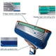 thumbnail image 1 of Accesorios de repuesto para afeitadora duradera con cuchilla de 5 capas para hombres (azul) Tmvgtek Cuidado Belleza, 1 of 3