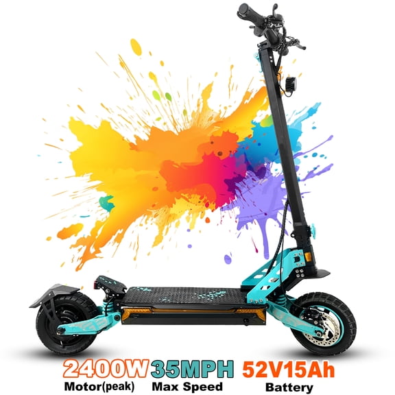 Fast 35 MPH Electric Scooter for Adults, Scoothop G3, 2400W Peak Motor, 135N·m Torque, 52V 15Ah Battery,35 Mile Range, 3 Second Folding pro E-Scooter