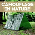 thumbnail image 5 of Emergency Zone 2 Person Green Emergency Tube Tent, 5 of 7