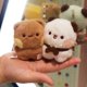 thumbnail image 5 of Lindo llavero de peluche de panda de dibujos animados Bubu y Dudu, 8 cm, para niños - Suave y tierno, 5 of 5